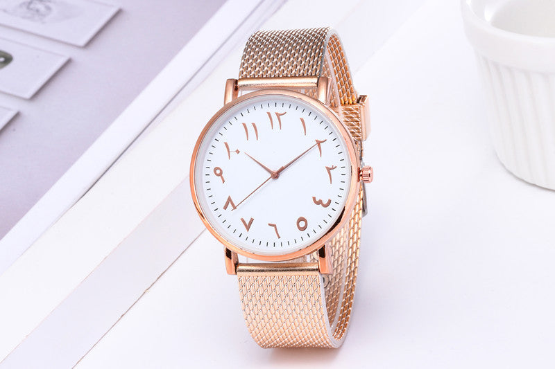 Elevate your style with our Creative Quartz, Couple, and Digital Mesh Band Watches. Shop now!
