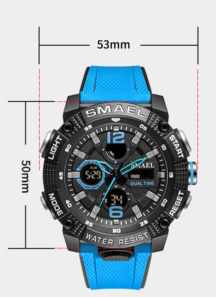 Men's Waterproof Luminous Student Sports Watch