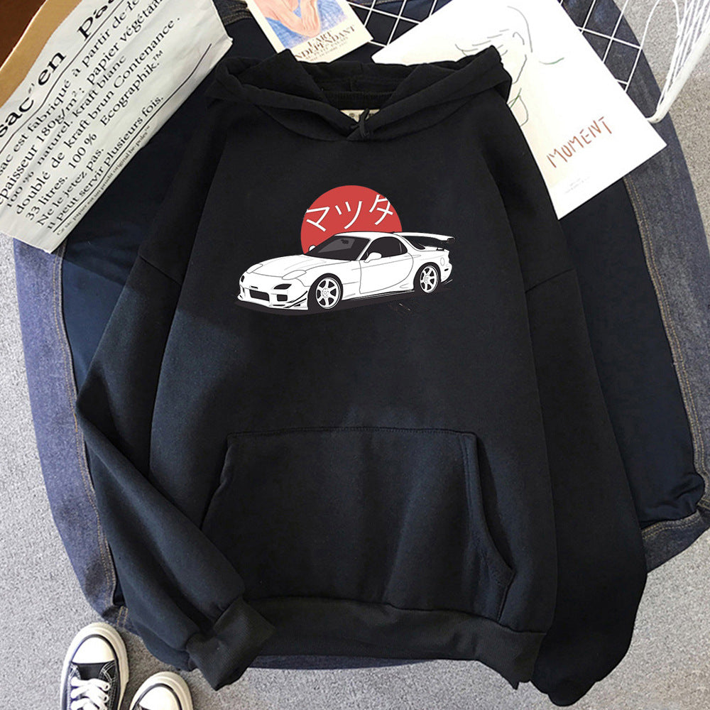 Stay stylish & cozy with our trendy hoodies for men and women—perfect for any casual look! color black