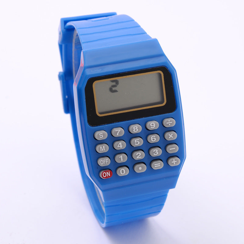 Upgrade your style and tech with our sleek, high-performance European & smart electronic watches! color blue . face right front 