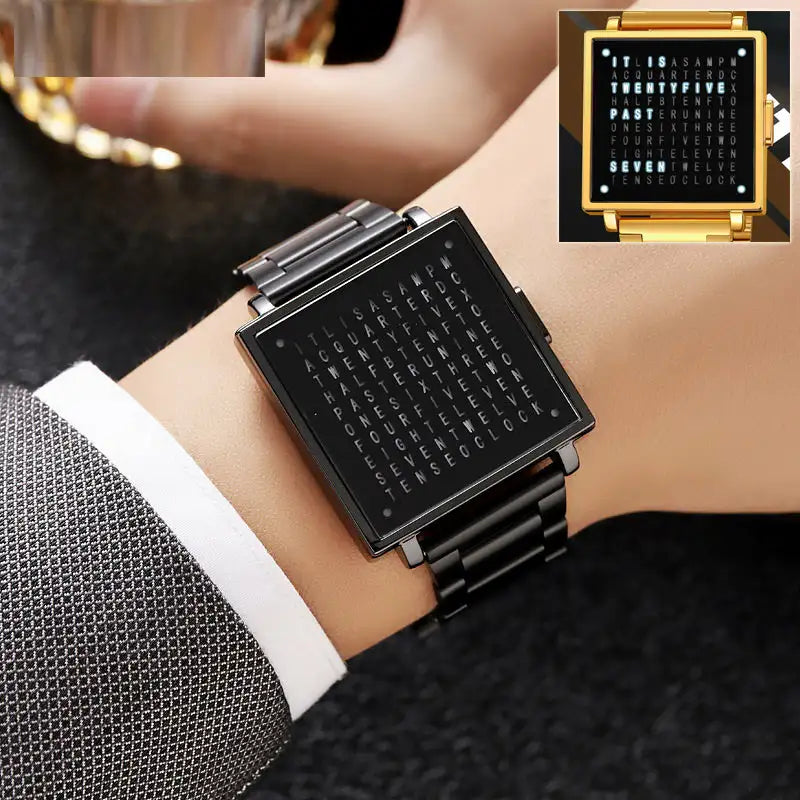 Durable Military LED Watch – Waterproof, Stylish, Perfect for Outdoor Adventures & Everyday Use! Color black and golden 