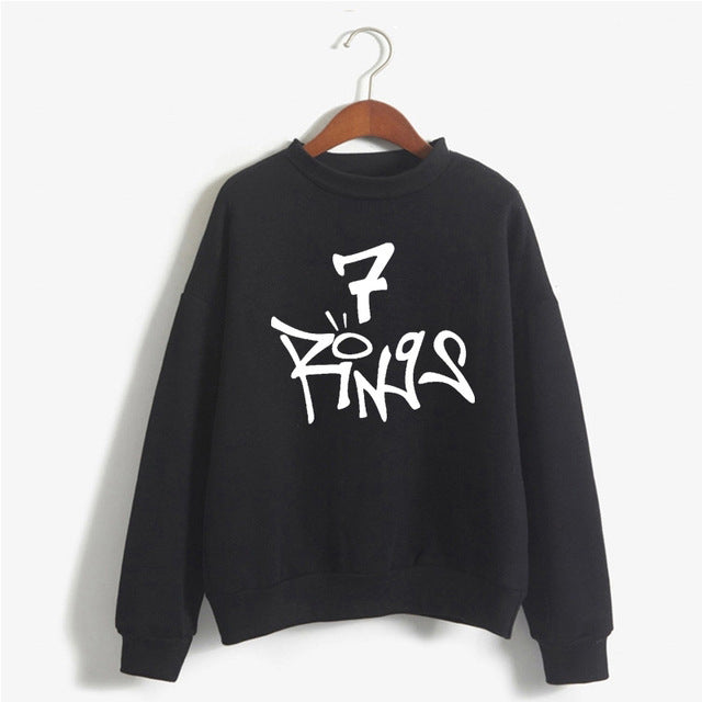 Slay in style with Ariana Grande-inspired hoodies! Cozy, chic, and perfect for every fan. 💖✨ color black