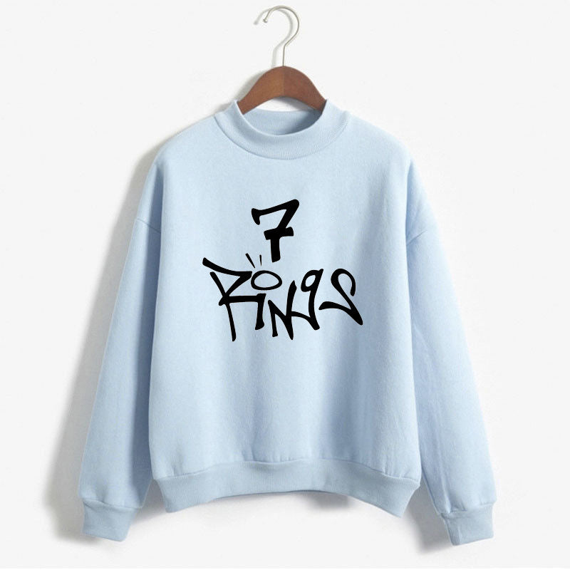 Slay in style with Ariana Grande-inspired hoodies! Cozy, chic, and perfect for every fan. 💖✨ color light blue 