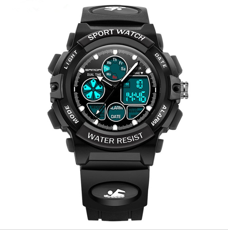 Durable, fun, and functional! Kids Sports Shock LED Watch with alarm – perfect for active kids!