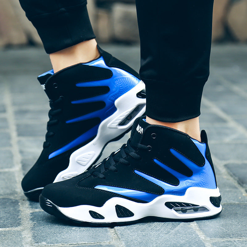 Elevate your game with Men’s Air Cushion Basketball Shoes—comfort, durability, and style combined
