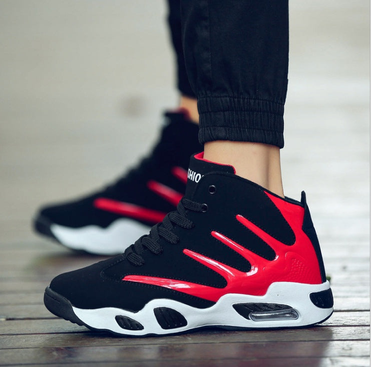 Elevate your game with Men’s Air Cushion Basketball Shoes—comfort, durability, and style combined